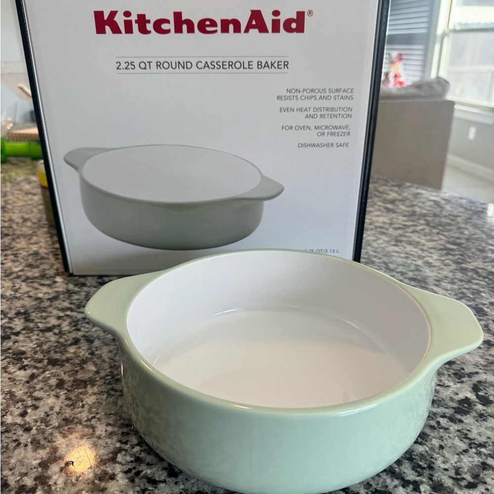 KitchenAid Mint Green Casserole Dish